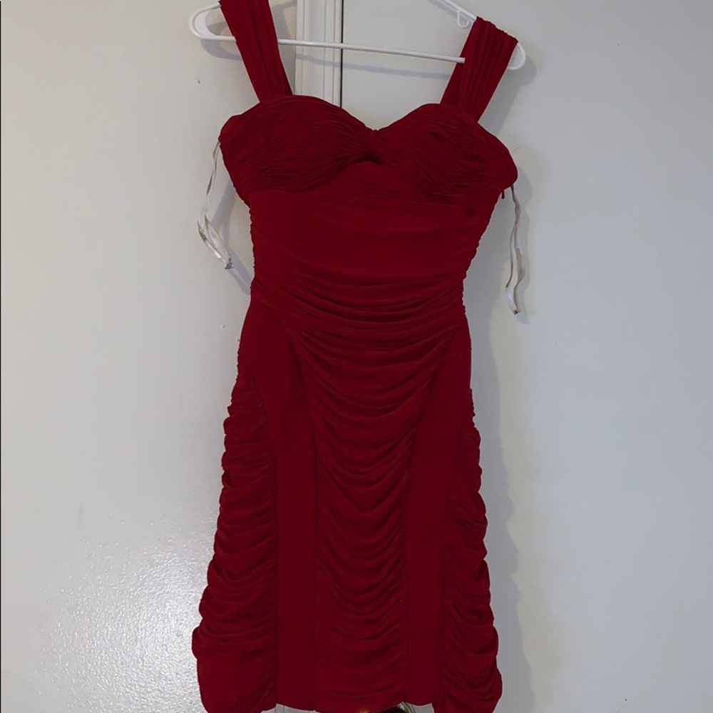 Red dress